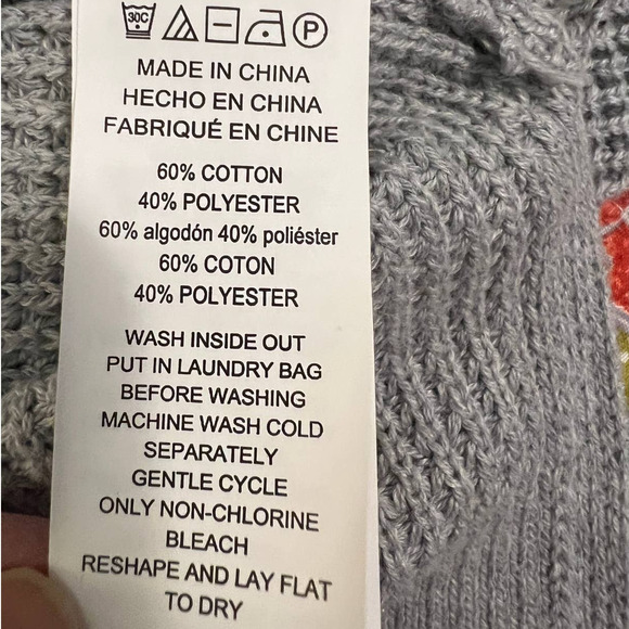 Michael Kors Women's Tunic Sweater Size M in Gray Hi-Lo Long Sleeve - Picture 5 of 6